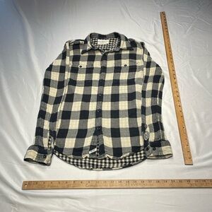 Denim &Supply Ralph Lauren size medium  gingham check lined scrunch flannel